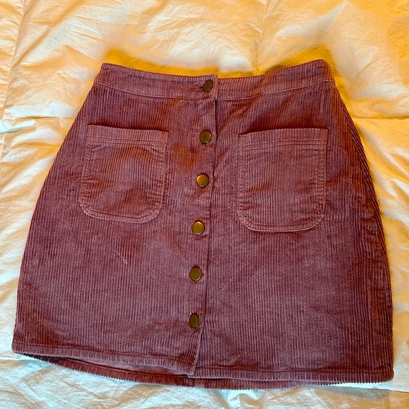 Lilac Corduroy Skirt 🪷 - Picture 1 of 4